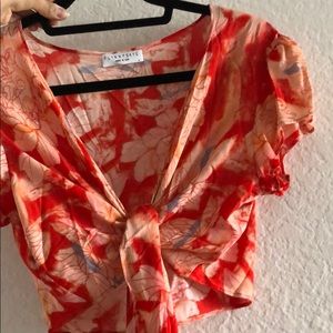 NWOT Flynn Skye Wrap Top